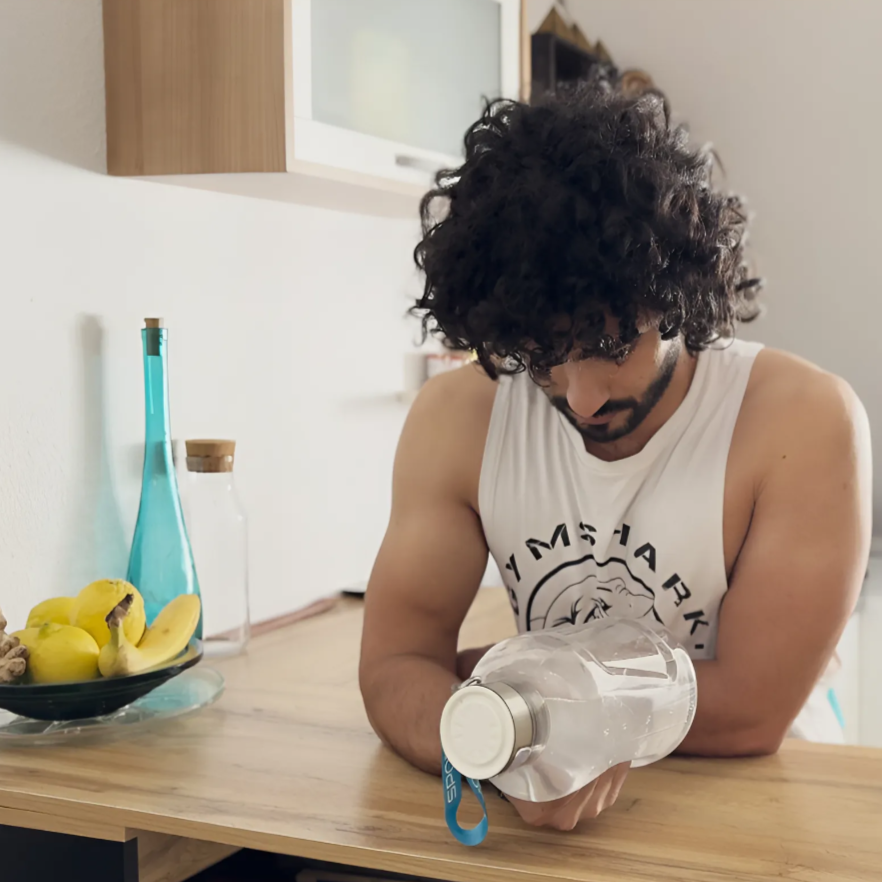 Fitness-Wasserstoffflasche